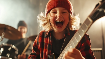 Beim gemeinsamen Musizieren und in - nach Instrumentengruppen aufgeteilten - Arbeitsphasen sammeln die Teilnehmenden erste praktische Erfahrungen in der Musikvermittlung.  © Adobe.stock.com - JoxyAimages